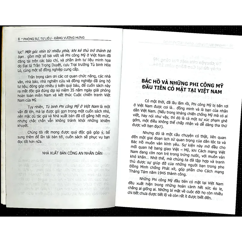 PHI CÔNG MỸ Ở  VIỆT NAM - Tác giả ĐẶNG VƯƠNG HƯNG 1029094