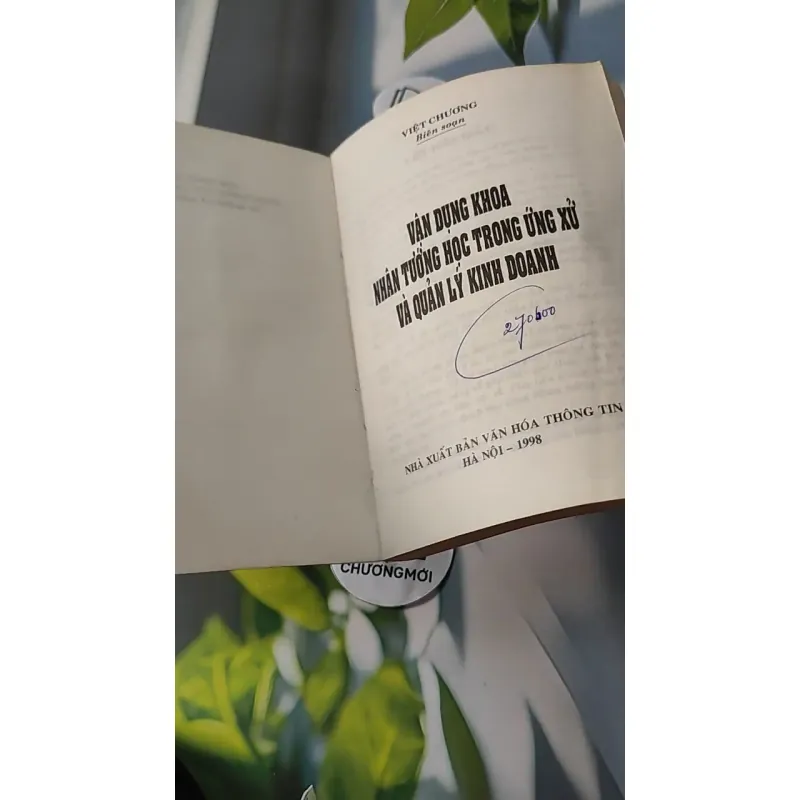 Vận Dụng Khoa Nhân Tướng Học Trong Ứng Xử Và Quản Lý Kinh Doanh - Việt Chương 727261