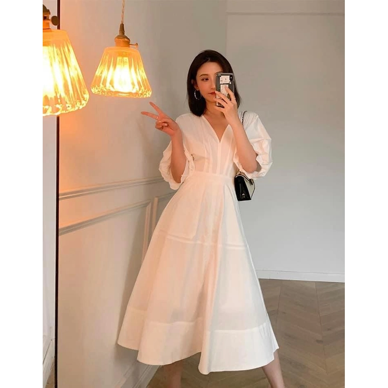 Váy trắng size L 452765