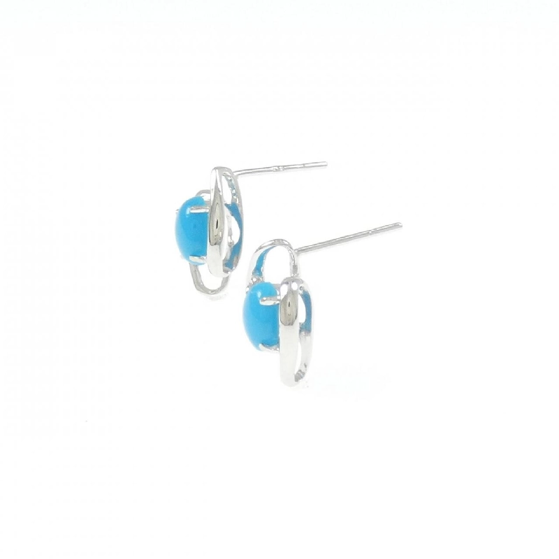 K14WG Bông tai ngọc turquois - Hàng hiệu Authentic 865572