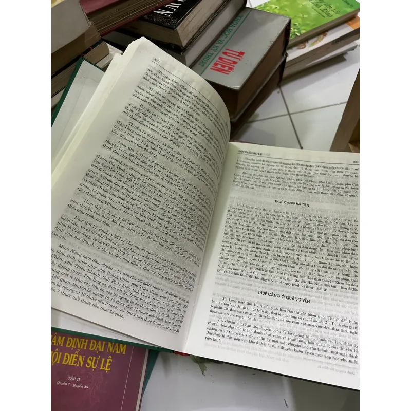 Khâm Định Đại Nam Hội Điển Sự Lệ (Trọn bộ 8 Tập) (sách xấu, xem mô tả) 1019717