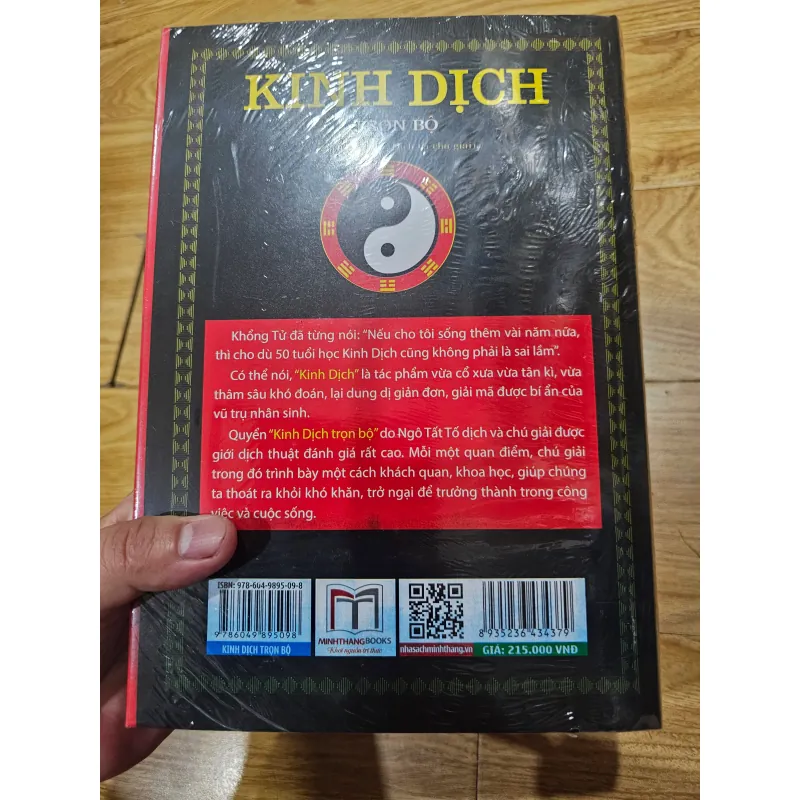 Kinh dịch trọn bộ (mới 100%, bìa cứng)
150k (bìa 215k) 1003714