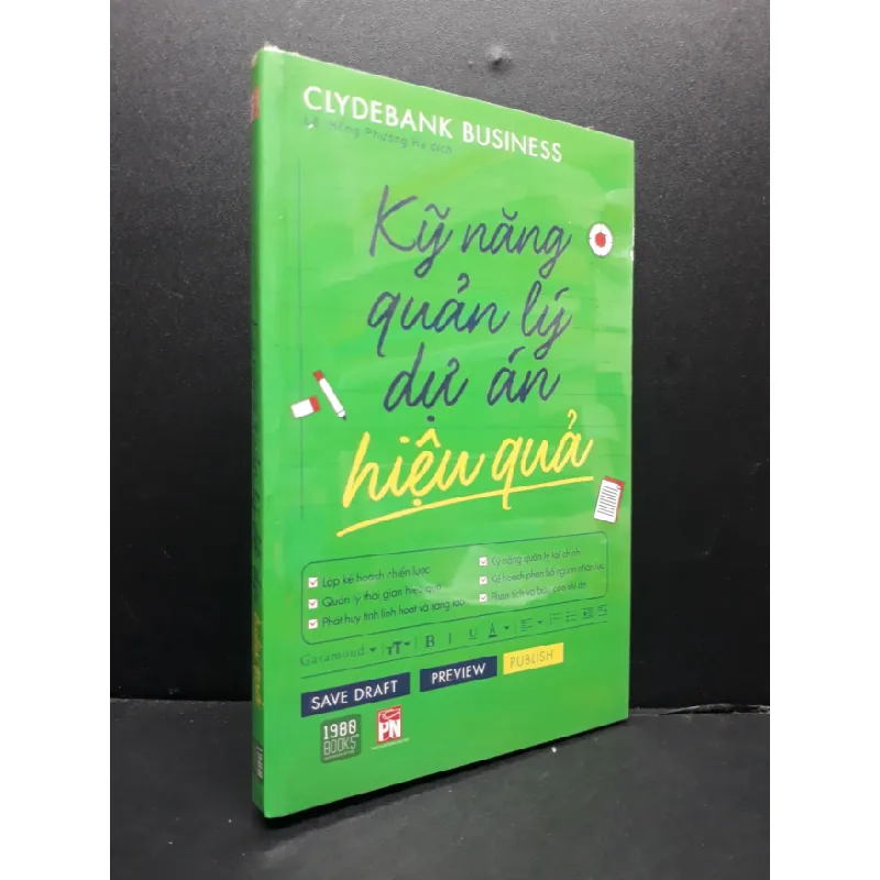 [Sách Cũ SCGR] Kỹ năng quản lý dự án hiệu quả mới 100% HCM1406 Clydebank Business SÁCH KỸ NĂNG 681351