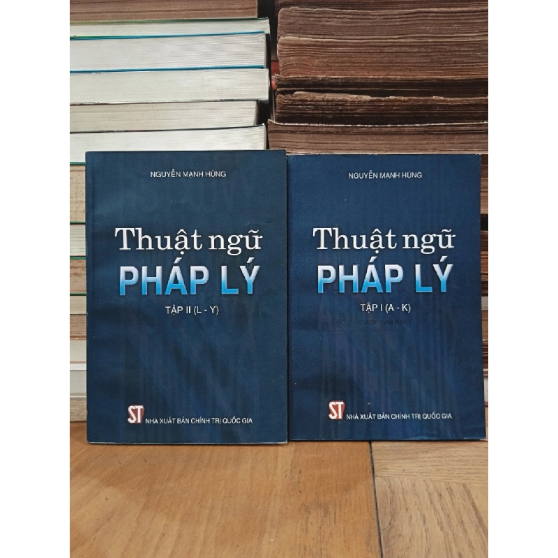 Thuật ngữ pháp lý (Bộ 2 tập) - Nguyễn Mạnh Hùng 782551