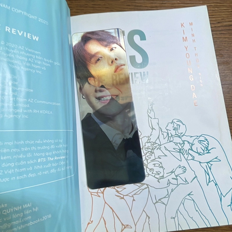 BTS the review Kim Young Dae bookmark 370125