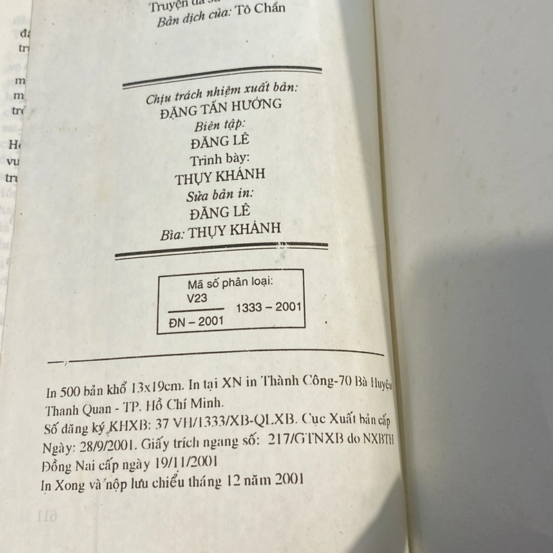 ANH HÙNG NÁO - TÔ CHẨN (XB 2001) 492976