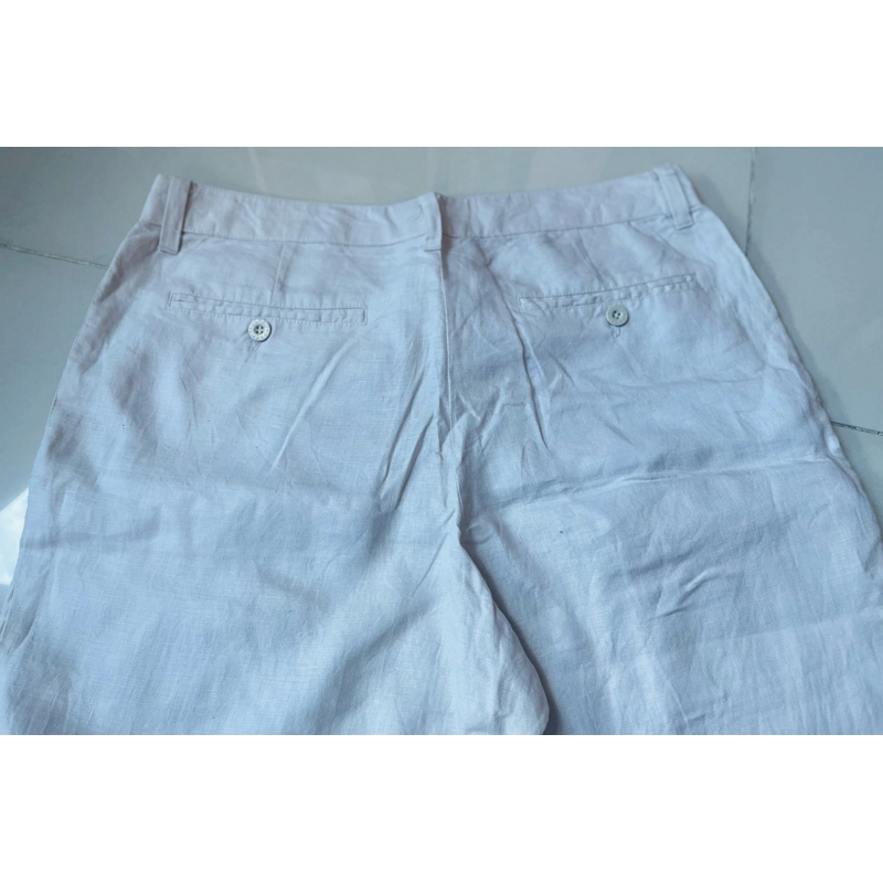 Quần tây linen màu kem 527430