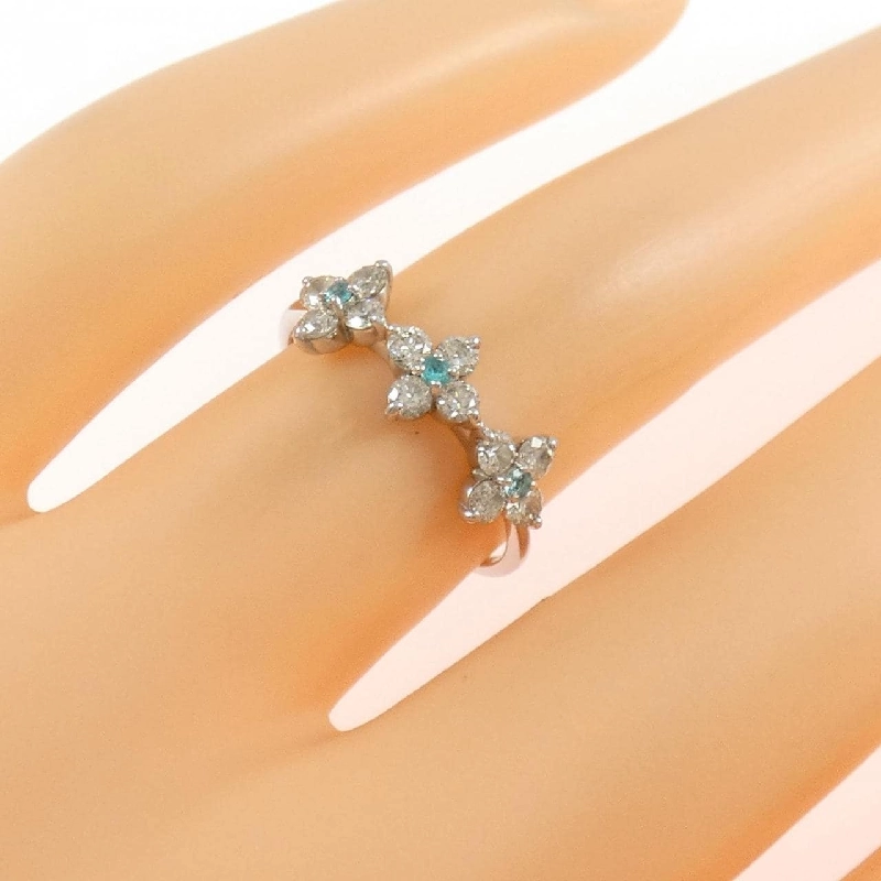 Nhẫn Tourmaline PT900 Hoa 0.03CT - Hàng hiệu Chính hãng 852462