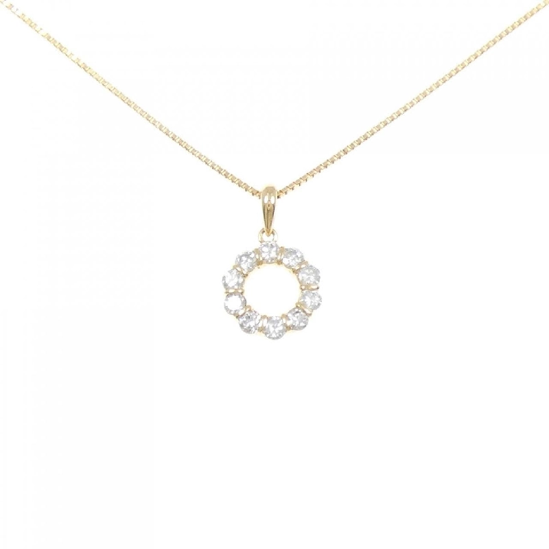 K18YG Dây chuyền kim cương 0.51CT - Hàng hiệu chính hãng 860942