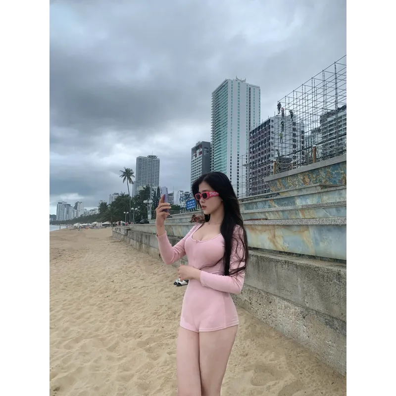 Jumpsuit hồng 734077