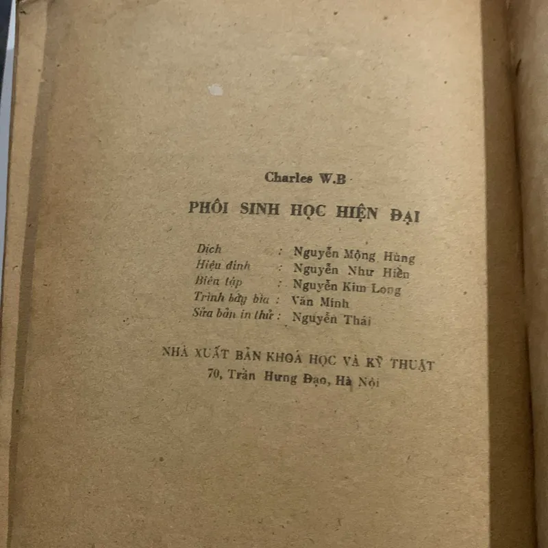 Phôi sinh học hiện đại, CHARLES W. BODEMER 709172