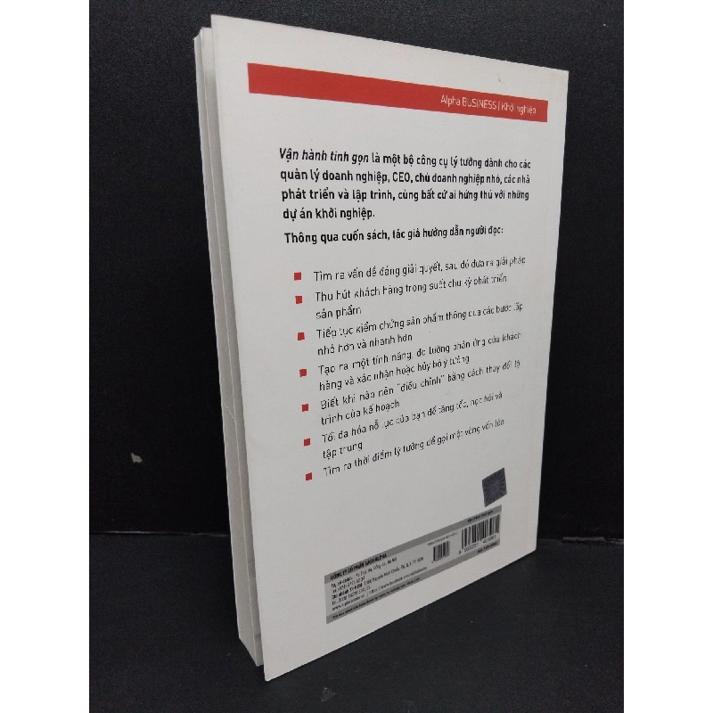 Vận hành tinh gọn Ash Maurya mới 90% bẩn nhẹ móp gáy 2018 HCM.ASB1809 917185