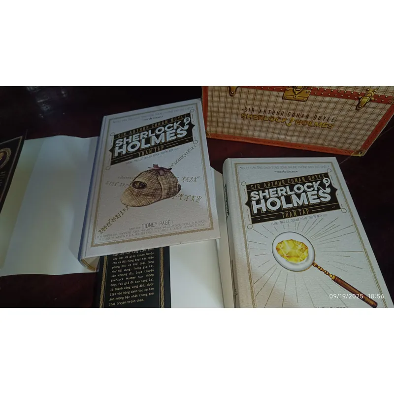 Sherlock Holmes rương bộ 3q bìa cứng 188291