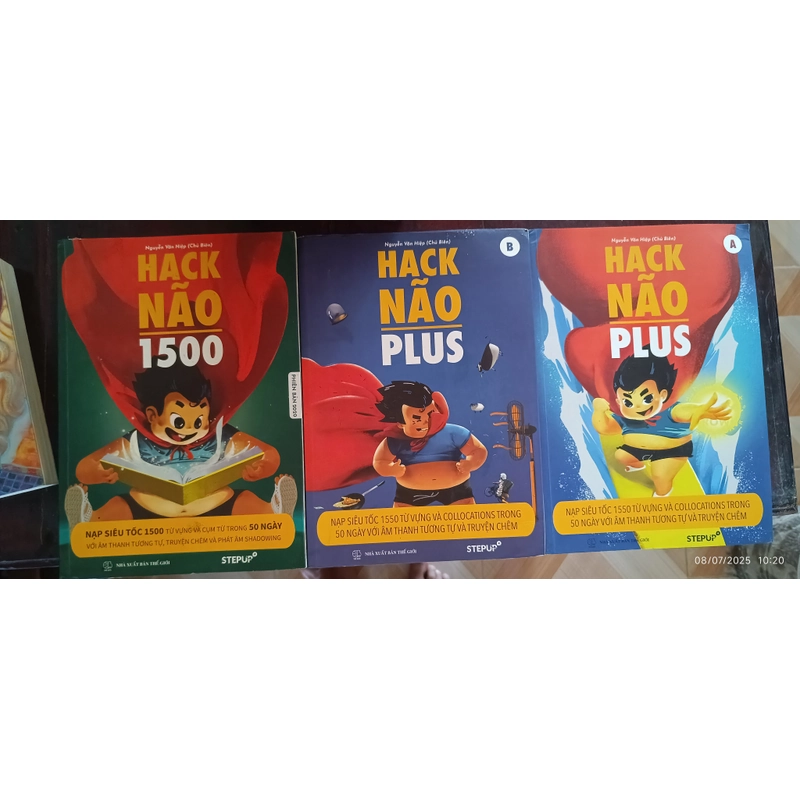 Combo 3 cuốn Hack Não 1500 và Plus In Màu Khổ To 526010