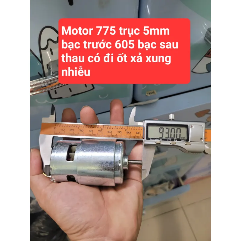Motor 775 cốt 5mm dài 13mm hàng xịn 18V 780474