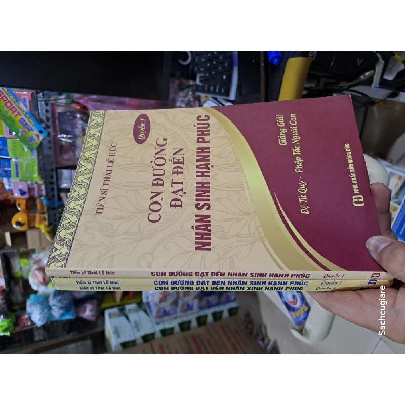 Con đường đạt đến nhân sinh hanhh phúc 3 quyển - Lễ Húc 2014 mới 90% (Sách tôn giáo - tâm linh) HCM1804 1022016