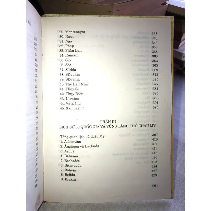 Lịch sử 200 quốc gia và Vùng lãnh thổ trên thế giới  700629