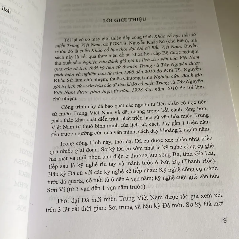 KHẢO CỔ HỌC TIỀN SỬ MIỀN TRUNG VIỆT NAM 971203