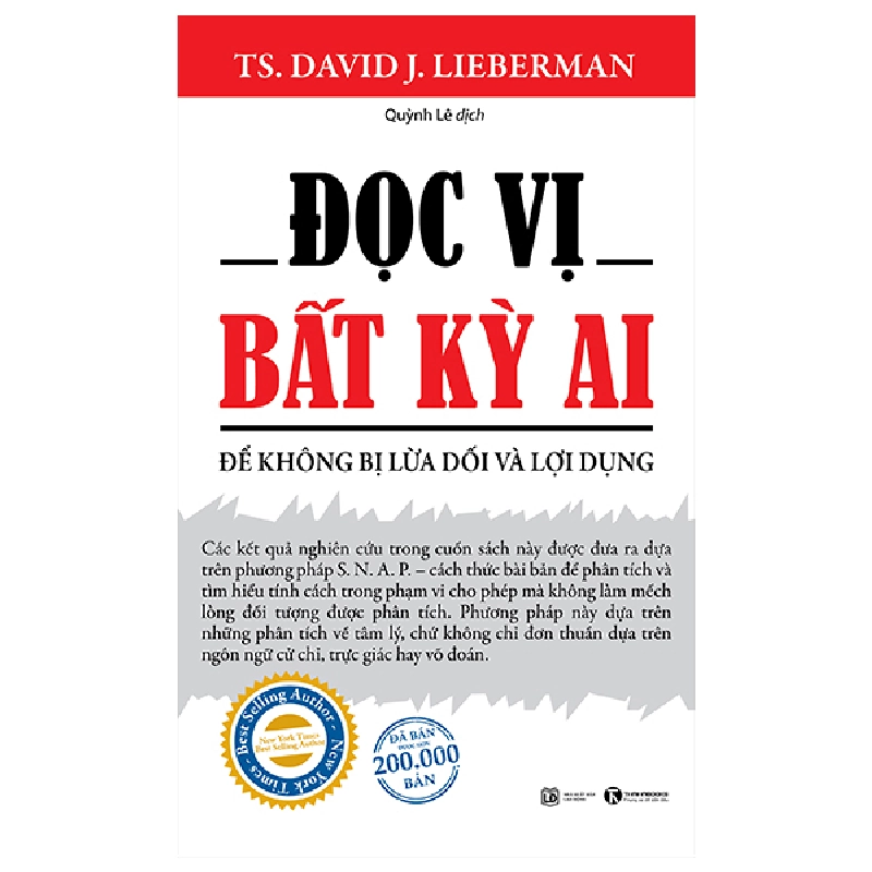 Đọc vị bất kỳ ai - David J.Lieberman 2018 New 100% HCM.PO 28795