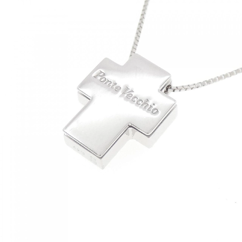 Ponte Vecchio Dây chuyền hình thánh giá 0.47CT - Hàng hiệu Authentic 841853