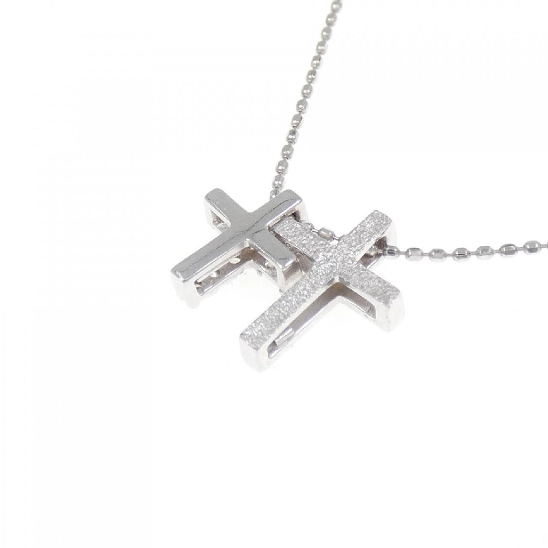 K18WG Dây chuyền kim cương chéo 0.05CT - Hàng hiệu Chính hãng 863406