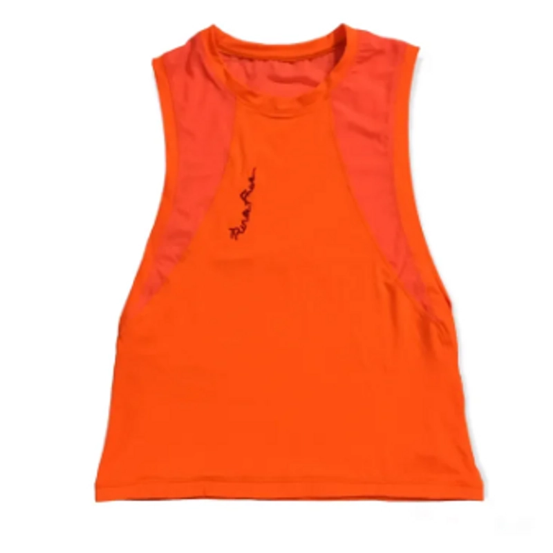 Áo tank yếm nữ tập yoga, zumba, gym (Size L) - Màu Cam 333981