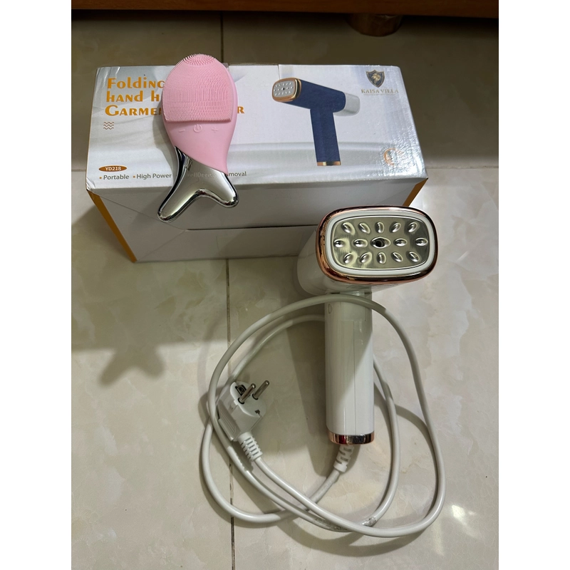 Máy rửa mặt Wellderma ,bàn ủi hơi nước cầm tay mới 90% 475638