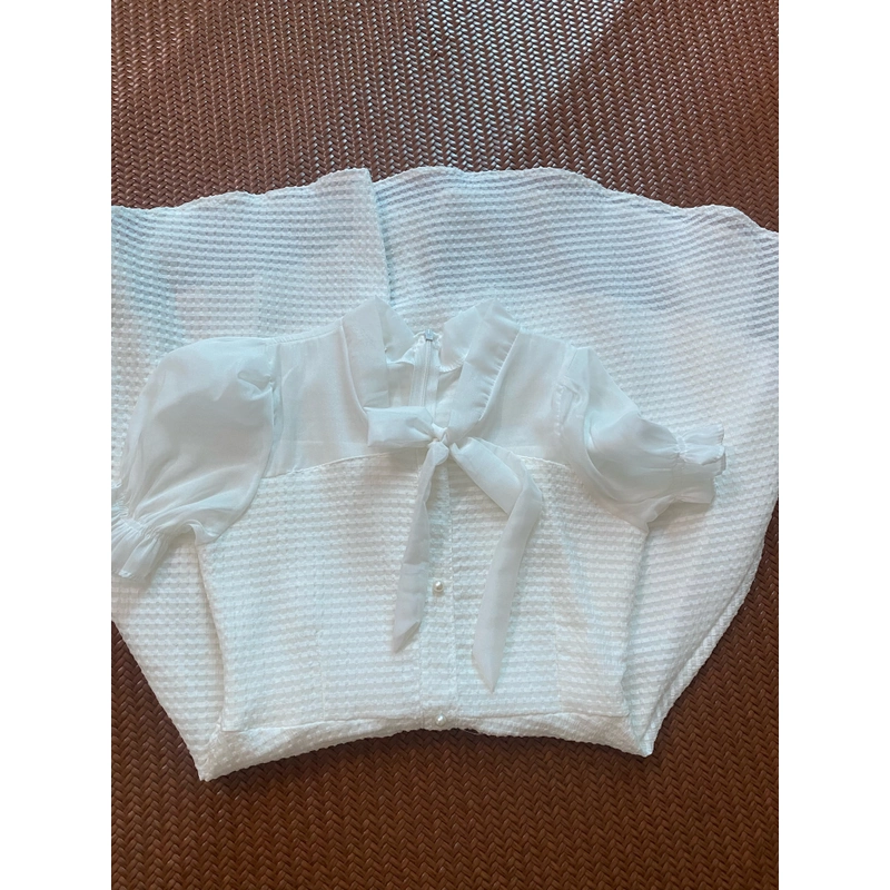 Đầm trắng xinh size S váy trắng 2 lớp đẹp còn mới trắng nguyên  523472