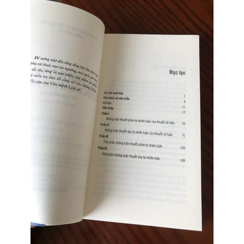 Sự nghèo nàn của thuyết sử luận 750286