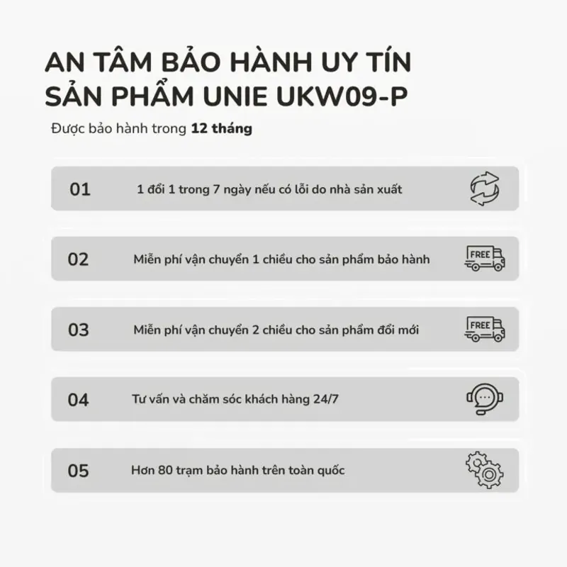 Phích giữ nhiệt Unie UKW09-P – Giữ nóng/lạnh lâu, tiện dụng mọi lúc! 714192