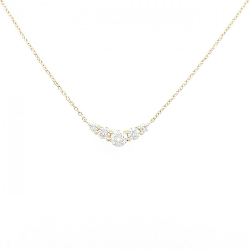 K18YG Dây chuyền kim cương 0.53CT - Hàng hiệu Chính hãng 857293