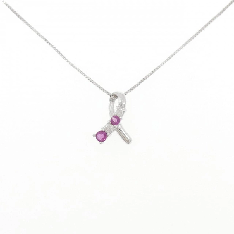 K14WG Ruby Necklace - Hàng hiệu Authentic 857882