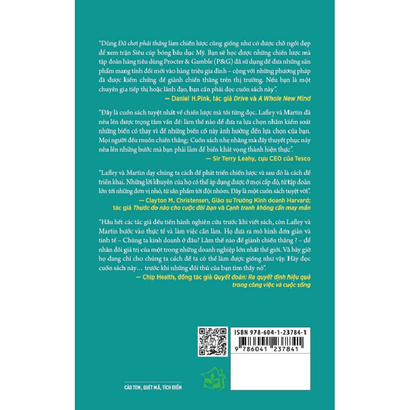 Đã Chơi Phải Thắng - Cách Xây Dựng Chiến Lược Thành Công - A. G. Lafley, Roger L. Martin 116352