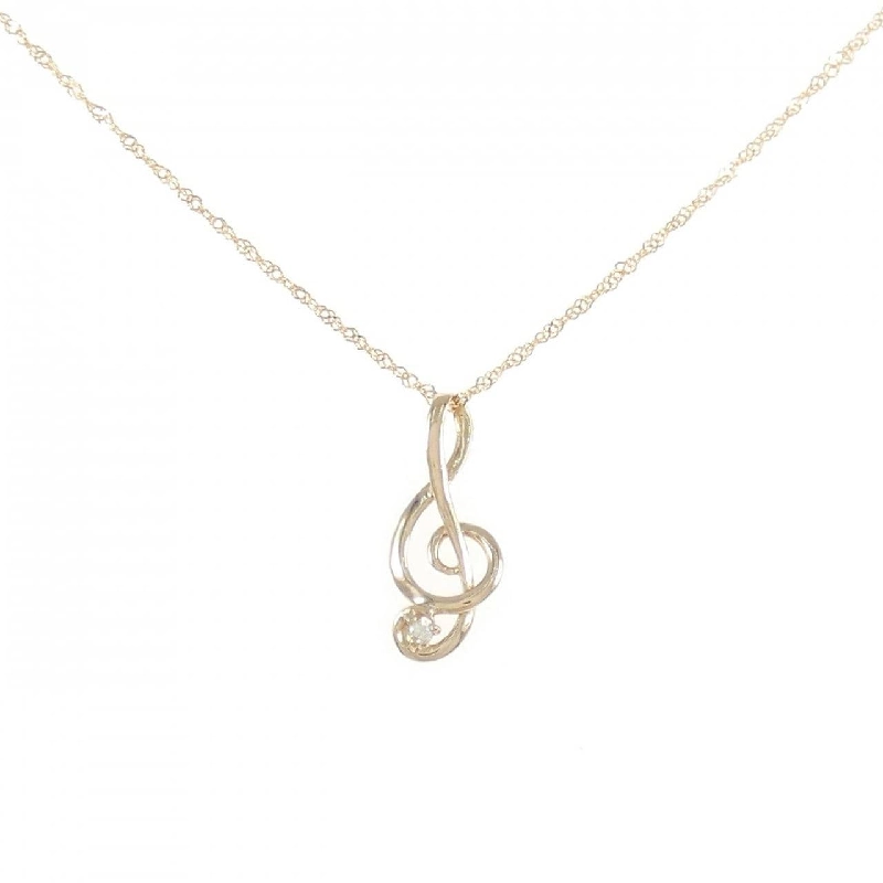 Dây chuyền kim cương K18PG 0.01CT - Hàng hiệu chính hãng 858389