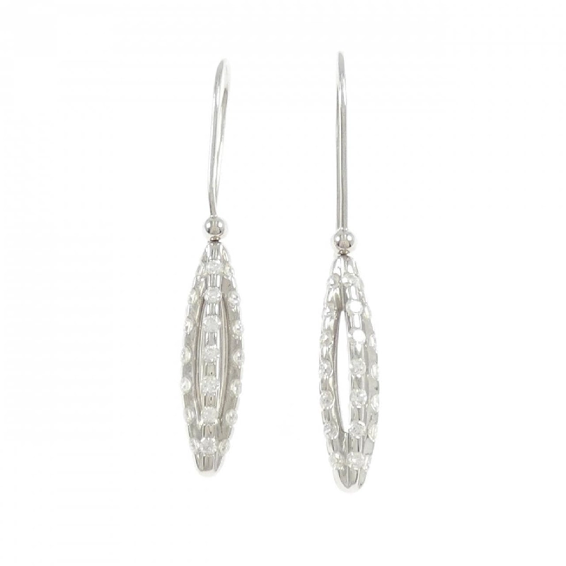 Bông tai kim cương 750WG - Hàng hiệu Authentic 867476