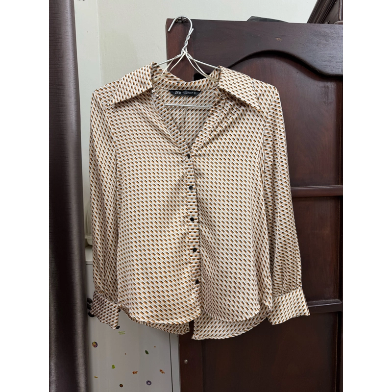 Sơ mi lụa Zara chính hãng  477949