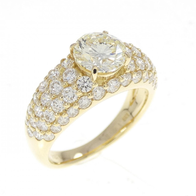 Nhẫn kim cương K18YG 1.007CT VLY VS2 Tốt - Hàng hiệu Chính hãng 872711