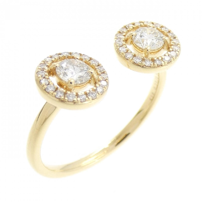 【Sản phẩm mới】Nhẫn kim cương K18YG 0.34CT 670314