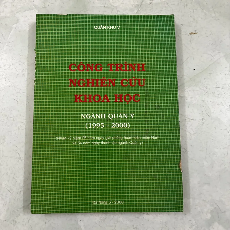 Công trình nghiên cứu khoa học (ngành quân y) 1013081