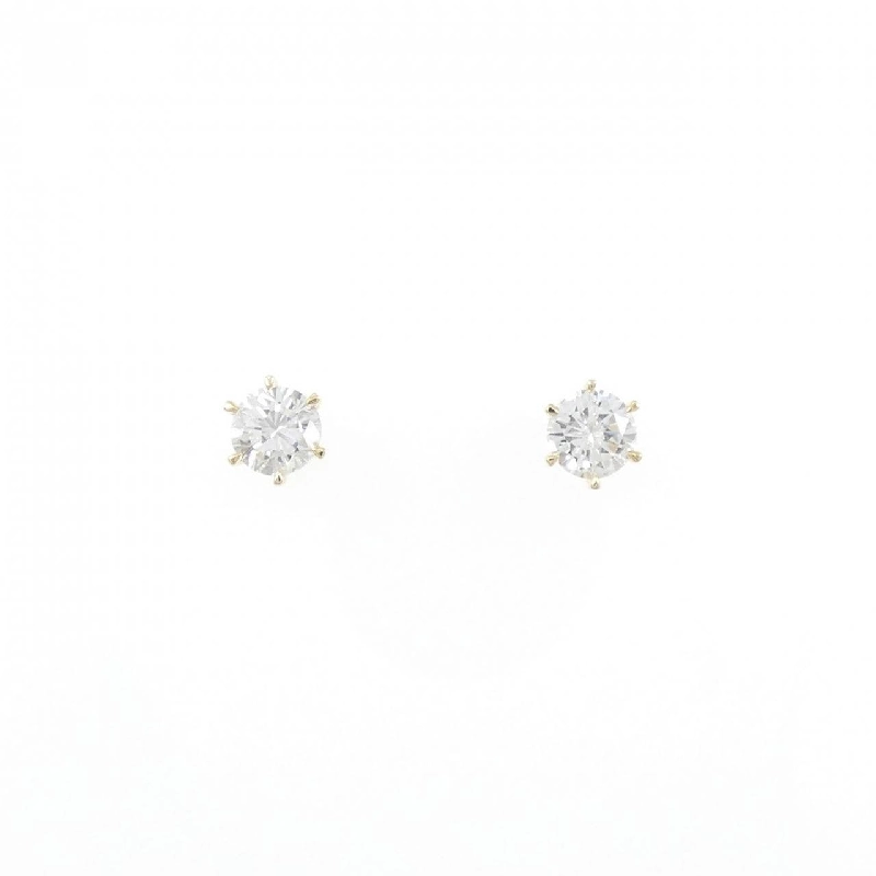 K18YG/ST Bông tai kim cương 0.316CT 0.340CT E-F I1 VG-GOOD - Hàng hiệu Chính hãng 879763