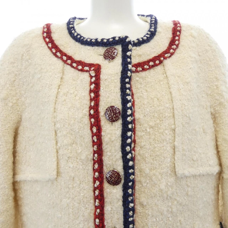 Áo khoác không cổ CHANEL P59643V37141 629889