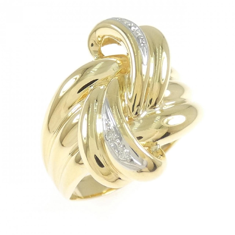 Nhẫn kim cương K18YG/PT900 0.04CT - Hàng hiệu Chính hãng 849238