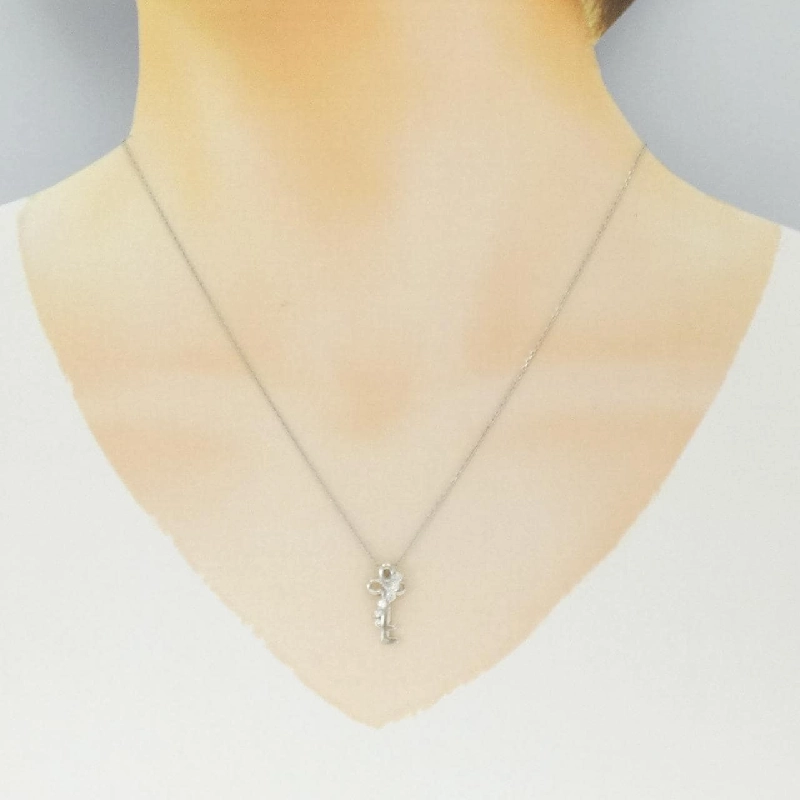 Dây chuyền kim cương PT900/PT850 0.10CT - Hàng hiệu Chính hãng 857674