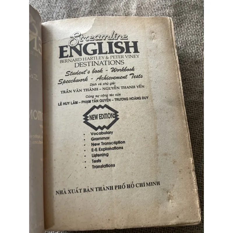 STREAMLINE ENGLISH - BERNARD HARTLEY & PETER VINEY DESTINATIONS 796181