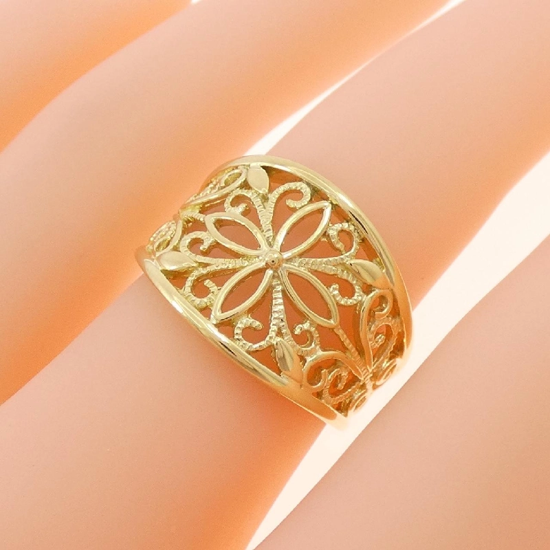 Nhẫn hoa K18YG 670540