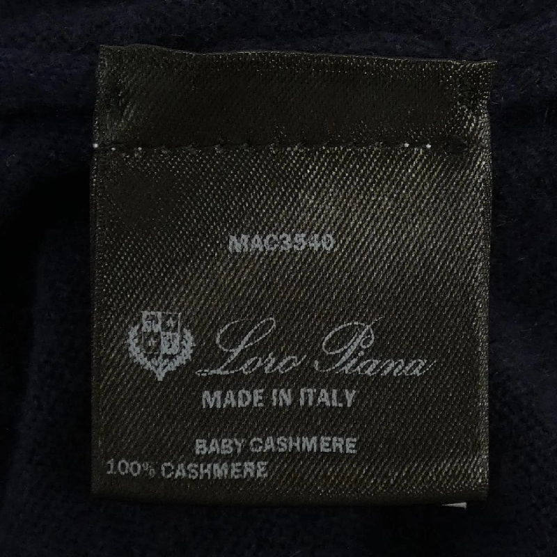 Loro Piana Áo len cổ tròn siêu nhẹ FAF6086 - Hàng hiệu Chính hãng 897533