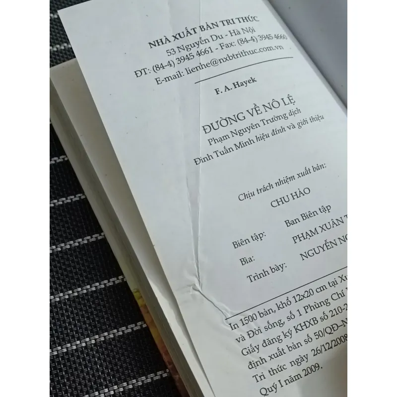 Đường về nô lệ (Hayek) 777813