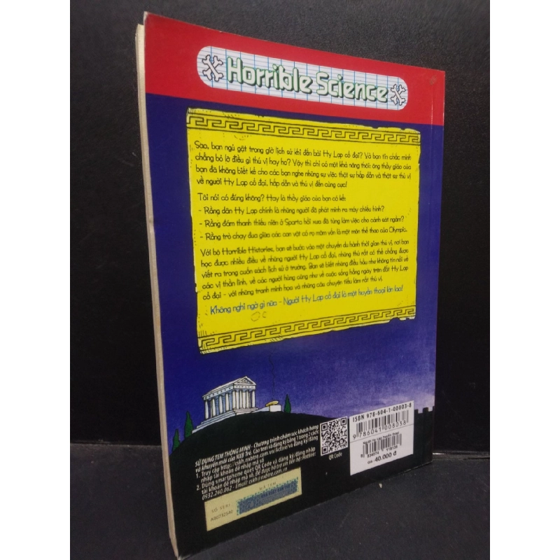 Người Hy Lạp huyền thoại Terry Deary 2017 mới 70% ố vàng HCM1604 khoa học cổ đại 913951