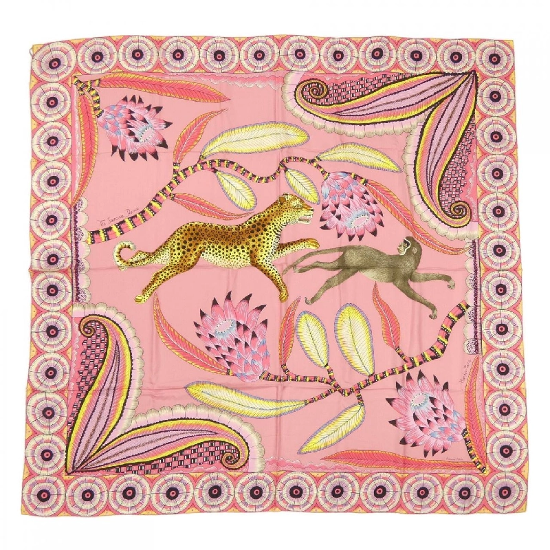 HERMES THE SAVANA DANCE Khăn quàng H652988S Khăn Jean140 - Hàng hiệu Chính hãng 834821