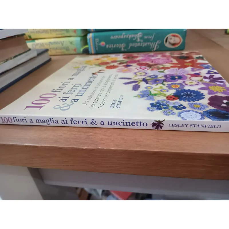 100 fiori a maglia ai ferri & a uncinetto - Lesley Stanfield 574730